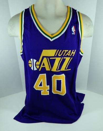 1995-96 Utah Jazz Jackson 40 Oyunu Yayınlandı Mor Forma DP06915-NBA Oyunu Kullanıldı