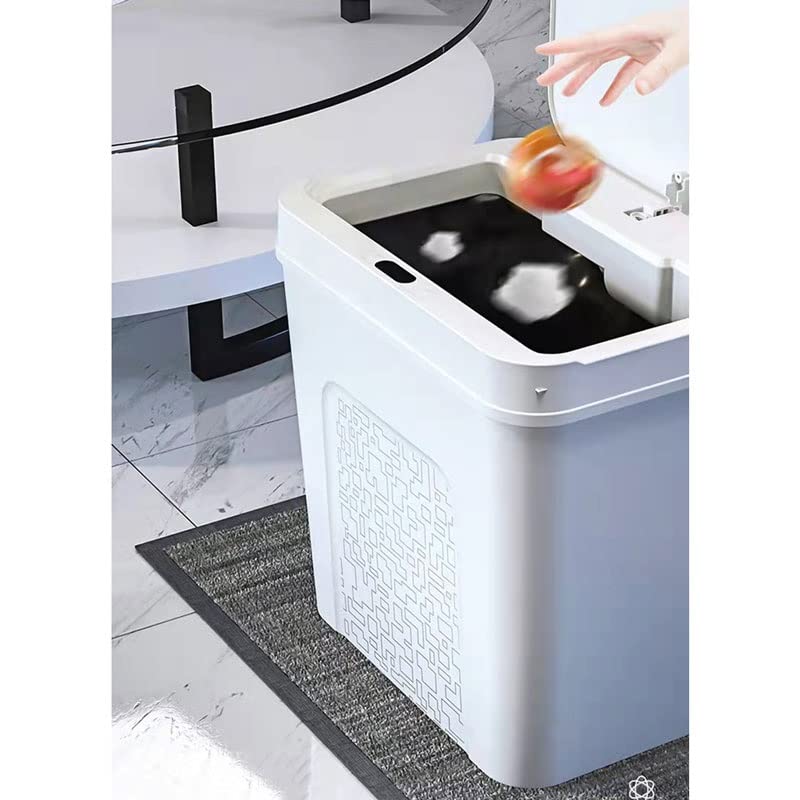 CXDTBH Akıllı Sensör Otomatik Elektronik çöp tenekesi Su Geçirmez Banyo Tuvalet Su Dar Dikiş çöp tenekesi Banyo