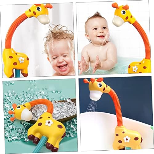 TOYANDONA 1 adet Zürafa Duş Başlığı Banyo Oyuncakları Bebekler için Banyo Zamanı Oyuncaklar bebek Oyuncakları Çocuklar Banyo