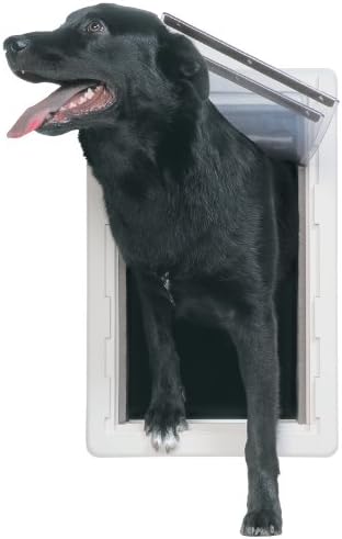 Mükemmel Evcil Hayvan Tüm Hava Koşullarına Dayanıklı Enerji Verimli Köpek Kapısı, Ekstra Büyük, 9,75 x 17 Kanat Boyutu