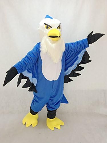Şiddetli Mavi Thunderbird Maskot Kostüm