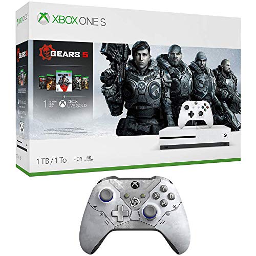 Microsoft 234-01020 Xbox One S Gears Of War 5 Paketi ile Microsoft Xbox One Kablosuz Denetleyici Dişliler 5 Kate Diaz Sınırlı