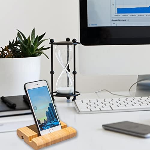 Bambu Cep Telefonu Standı Tutucu, Masaüstü için Çevre Dostu Evrensel Taşınabilir Sağlamlık Tutucu