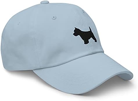 Westie Köpek İşlemeli beyzbol şapkası, West Highland Terrier Sevgilisi Sahibi geniş şapka