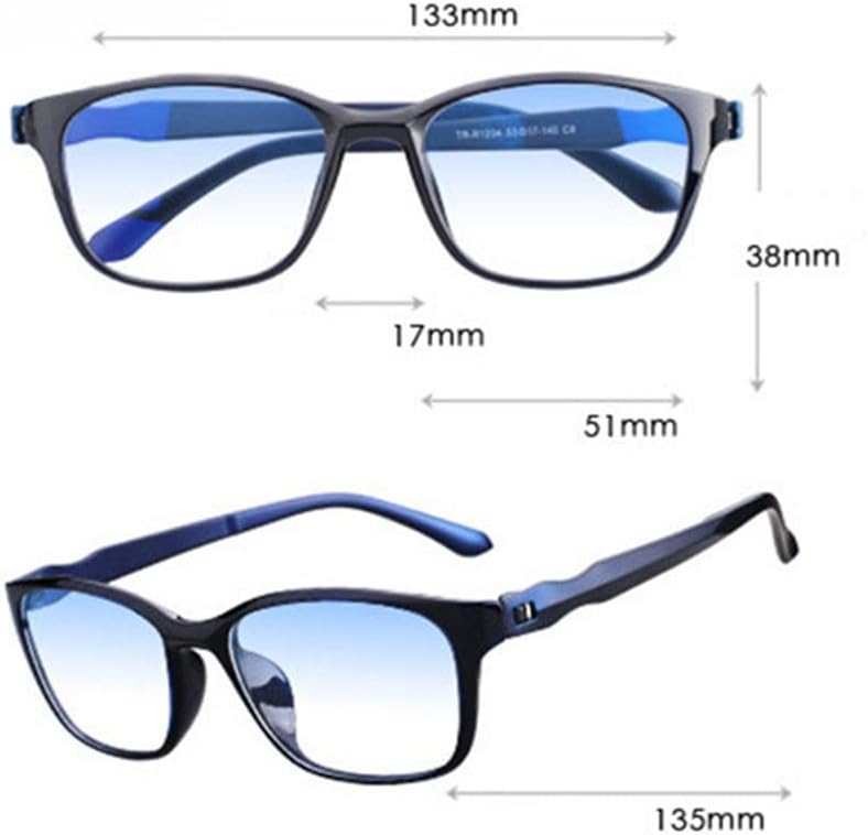 N / A okuma gözlüğü Erkekler Anti mavi ışınları Presbiyopi Gözlük Bilgisayar gözlük ile +1.5 +2.0 +2.5 +3.0 +3.5 +4.0 (Renk: