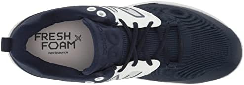 Yeni Denge Erkek Taze Köpük X 3000 V6 Metal Beyzbol Ayakkabısı, Lacivert / Beyaz, 10,5