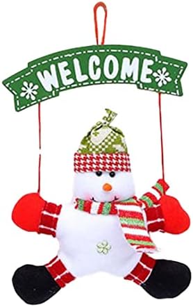 Gül Boncuklu Çelenk Noel Ağacı Süsler Asılı Süslemeleri Santa Kardan Adam Hediye Kutusu Noel Tatil Partisi için Ev Deco Ladin
