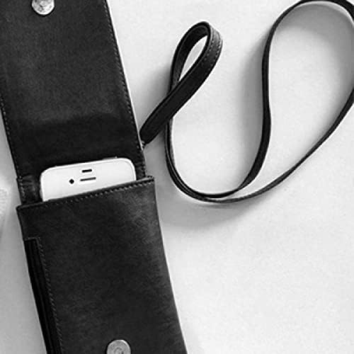 Harika Bir Yıl var Alıntı Telefon Cüzdan çanta Smartphone Asılı Suni Deri Siyah