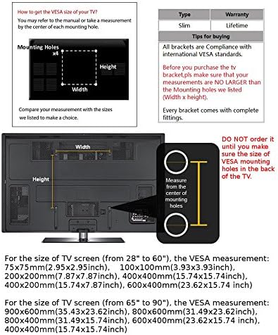 LG TV 55 inç Modeli için Dahili Su Terazisine Sahip CK Global Düşük profilli Eğimli TV Duvar Montaj Aparatı: 55LS4500 .