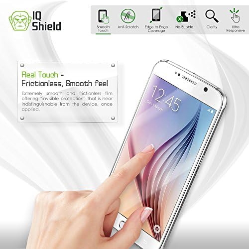 IQ kalkan ekran koruyucu Samsung Galaxy Stellar LiquidSkin Anti-kabarcık şeffaf Film ile uyumlu