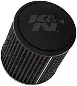 K & N Üniversal Kelepçeli Hava Filtresi: Yüksek Performans, Premium, Yıkanabilir, Yedek Filtre: Flanş Çapı: 3,5 inç, Filtre