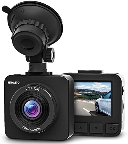Dash kamera Ön FHD 1080p, Wanlipo 2 İnç LCD Dashcam, ön panel kamerası ile Otomobiller için 24 saat park monitörü, G-Sensor,