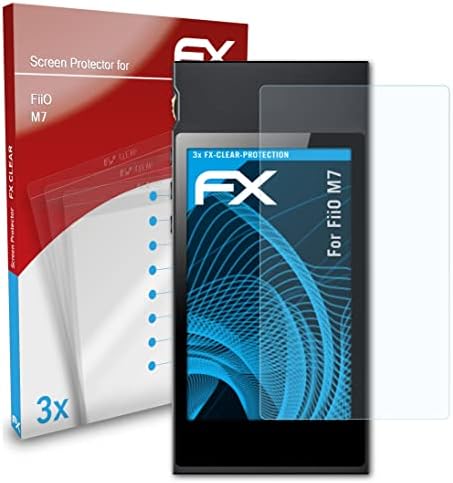 atFoliX Ekran koruyucu Film ile Uyumlu FiiO M7 Ekran Koruyucu, Ultra Net FX koruyucu film (3X)