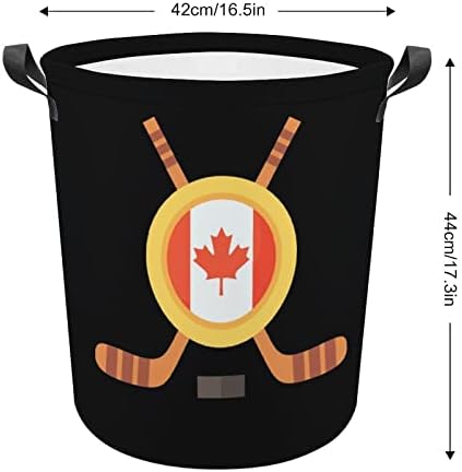 Hokey Kanada Katlanabilir çamaşır sepeti çamaşır Sepeti Kolları ile Çamaşır Kutusu Kirli Giysiler Çanta Üniversite Yurdu