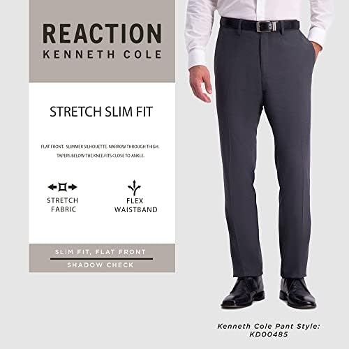 Kenneth Cole Erkek Slim Fit Nem Emici Elbise Pantolon