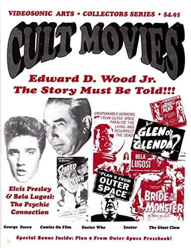 Kült Filmler 3 Edward D. Wood Jr. Hikayesi Koleksiyoncular Sürümü Dergi sm