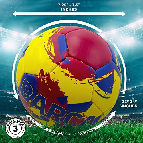 Icon Sports Resmi Lisanslı Dünya Kulüp Takımları Yönetmeliği Junior Size 3 Futbol Topu