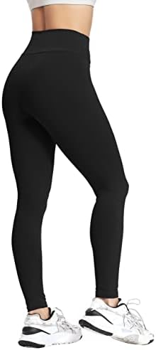 VALANDY Yüksek Waisted Tayt Kadınlar için Tereyağlı Yumuşak Sıkı Karın Kontrol Egzersiz Yoga Koşu Pantolon Bir Artı Boyutu