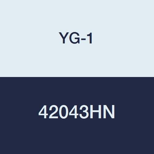 YG-1 42043HN HSS Topu Burun End Mill, 2 Flüt, Genişletilmiş Uzunluk, Kalay Kaplama, 2-11/16 Uzunluk, 3/16
