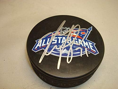 Nick Foligno İmzalı 2015 All Star Maçı Hokey Diski İmzalı 1A İmzalı NHL Diskleri
