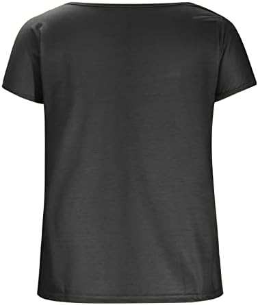 Bluz Tshirt Kadınlar için Kısa Kollu Pamuklu V Boyun Grafik Brunch Victoria Rönesans Köylü Steampunk Bluz OE