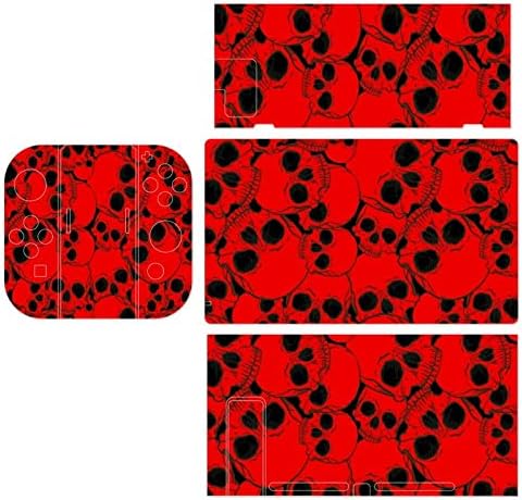 Kırmızı Kafatasları Anahtarı Cilt Sticker Tam Wrap Kapak Çıkartması Koruyucu film Sticker