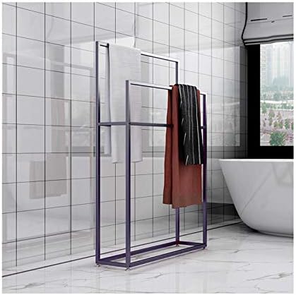 - Raf Balkon Banyo Modern Bağlantısız Havlu Askısı Bar Metal havlu Tutucu Standı Banyo Havlu Merdiveni Battaniyeler için