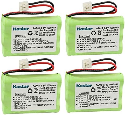 Kastar 4-Pack Pil Değiştirme için AT & T 80-5848-00-00 8058480000 89-0099-00 8900990000 BT27910 27910 BT5633 BT6823 TL26158