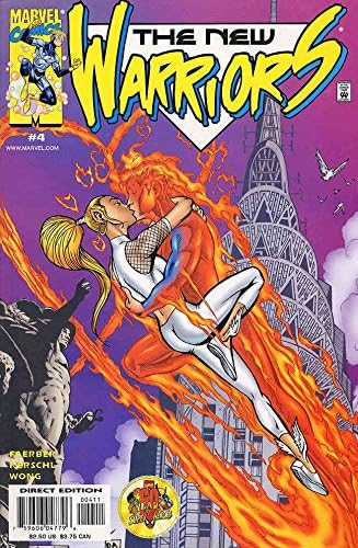 Yeni Savaşçılar, (2. Seri) 4 VF / NM ; Marvel çizgi roman / Öpücük Kapağı