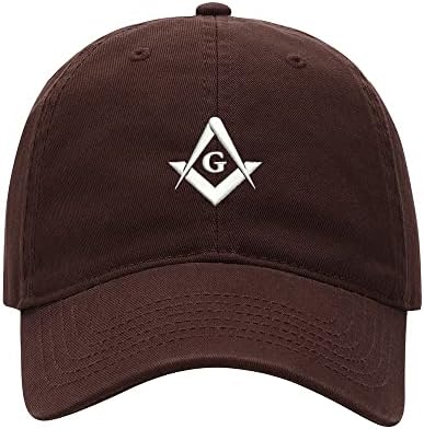 L8502-LXYB beyzbol şapkası Erkekler Masonik Işlemeli Yıkanmış Pamuk Baba Şapka Unisex beyzbol şapkası s