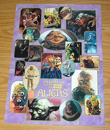 Yıldız Savaşları Uzaylıları için Temel Kılavuz-14 x 20 İki Taraflı Poster-Topps / Lucasfilm; poster (0151X-F)