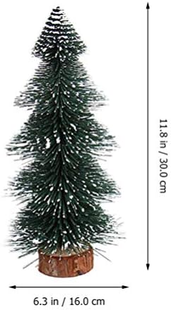 PRETYZOOM Doğuş Süslemeleri 2 pcs Mini Noel Ağacı Küçük çam Ağacı Noel Tatil Parti Ev Masa ağaç dekor Doğuş Süsler