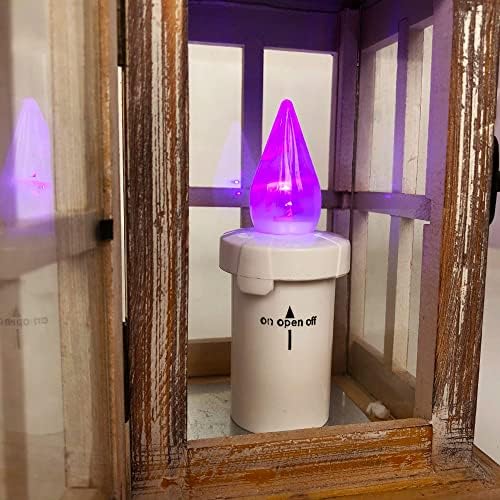 YASENN Renkli Alevsiz Mumlar-6 adet Beyaz Mumlar Açık Su Geçirmez LED Çok Renkli Otomatik Değişen Mum Pil Kumandalı Mezarlık