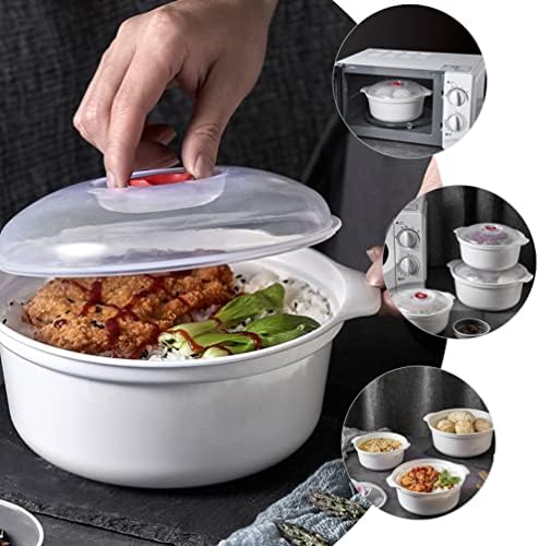 HEMOTON Silikon Kaplar Mikrodalga Yemek Hazırlama Kutuları Bento Gıda Saklama Kapları Kapaklı Taze Saklama Kutusu Mutfak