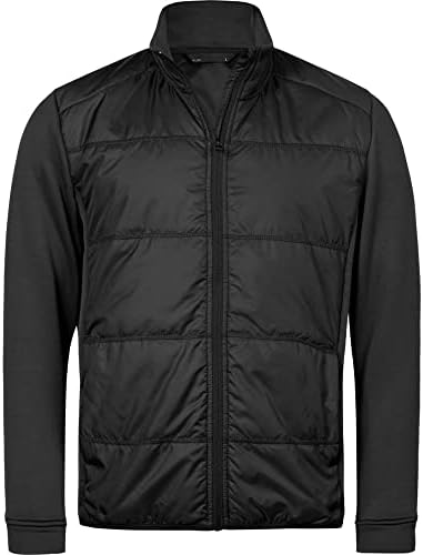 Tee Jays Erkek Hibrit Streç Ceket (XL) (Siyah)