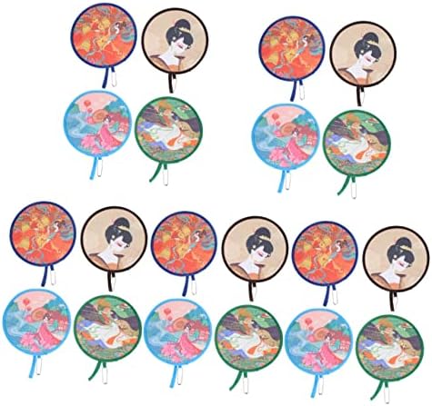 ARTİBETTER 20 pcs El Hanedanı Çeşitli Prop Klasik Han Japon Cosplay Saydam Halk Çin Doğum Günü Yaz Renk Çin Grup Kürek Antik