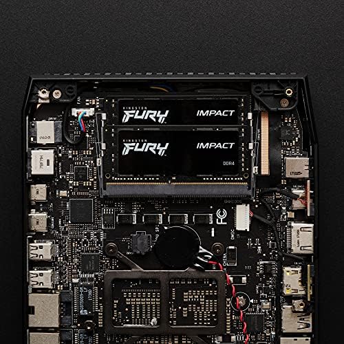 Kingston FURY Darbe 64 GB (2x32 GB) 3200MT | s DDR4 CL20 Dizüstü Bellek Kiti 2 | Intel XMP | AMD Ryzen | Tak n Oyna | Düşük