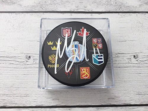 Mikael Backlund İmzalı Dünya Hokey Diski Kupası İmzalı Go İsveç b İmzalı NHL Diskleri