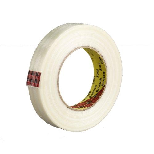 Scotch Filament Bant 8988, Şeffaf, 18 mm x 55 m, 6,9 mil, Kasa başına 48 rulo