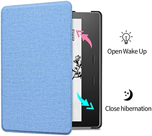 Kindle Oasis için Yüce Kumaş Kılıf (10. Nesil, 2019 Sürümü ve 9. Nesil, 2017 Sürümü) - Otomatik Uyandırma/Uyku özellikli