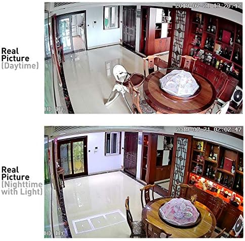 REVOTECH Zoom Mini POE IP Kamera, HD 3MP Kapalı Güvenlik Kamera 6-22mm Manuel zoom objektifi P2P Uzaktan Görünümü CCTV Video