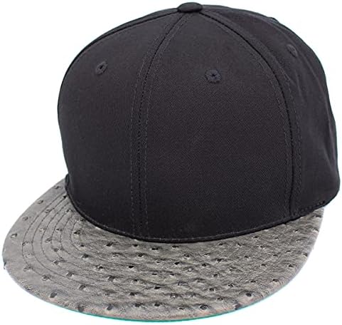 Klasik Snapback şapka boş kap pamuk ve yün karışımı düz vizör