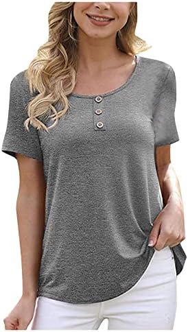 Bayan Uzun Kollu T Gömlek Tops Kadın Üstleri Düğme Moda Gömlek Uzun Kollu Gömlek Kadınlar için Moda