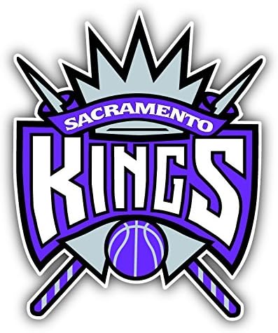 Sacramento Şehir Kral Basketbol Spor Logosu Kalıp Kesim Etiket Çıkartması 12x 14