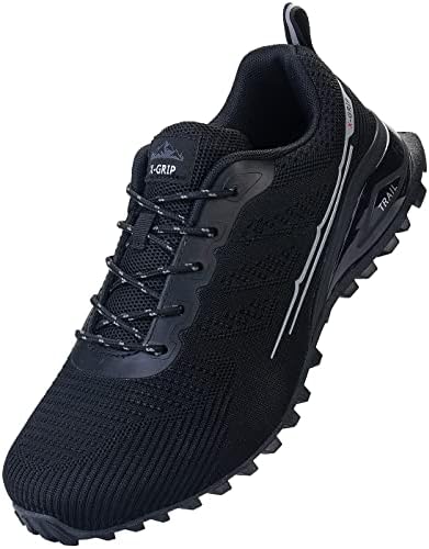 NAIKOYO erkek Trail koşu ayakkabıları Açık Nefes yürüyüş ayakkabıları Hafif Yürüyüş Trekking Çapraz Eğitim Sneakers