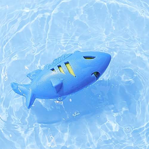 Interaktif gıcırtı ve Crunch ile Nerf köpek köpekbalığı futbol köpek oyuncak, hafif, dayanıklı ve suya dayanıklı, orta/büyük