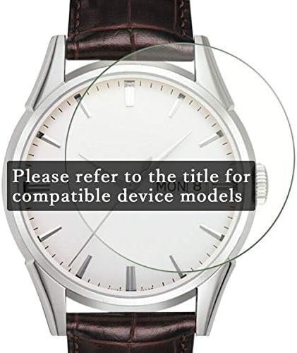 Synvy [3 Paket] Ekran Koruyucu ile Uyumlu SEİKO SKS627P1 TPU Filmi Smartwatch akıllı saat Koruyucuları [Temperli Cam]