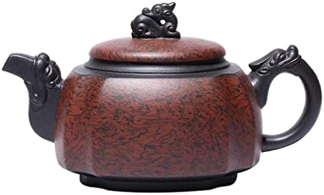 WİONC Kil Dörtlüsü Ejderha Demlik Zisha Demlik El Yapımı Pot Kung-fu Teaware Mor Kil Drinkware