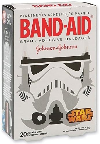 Yara bandı Yapışkan Bandajlar, Star Wars Koleksiyonu, Çeşitli 20 adet (3'lü Paket)