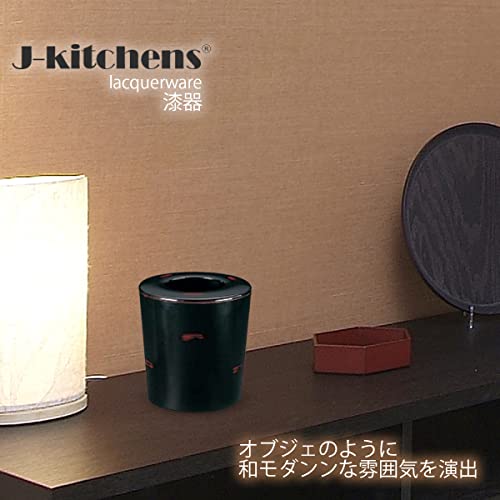 J-Mutfaklar çöp tenekesi, Toz Kutusu, φ5.2 x 4,9 inç (13,2 x 12,5 cm), Yuvarlak, Atık Dolgu Maddesi, Küçük, Akebono, Japonya'da